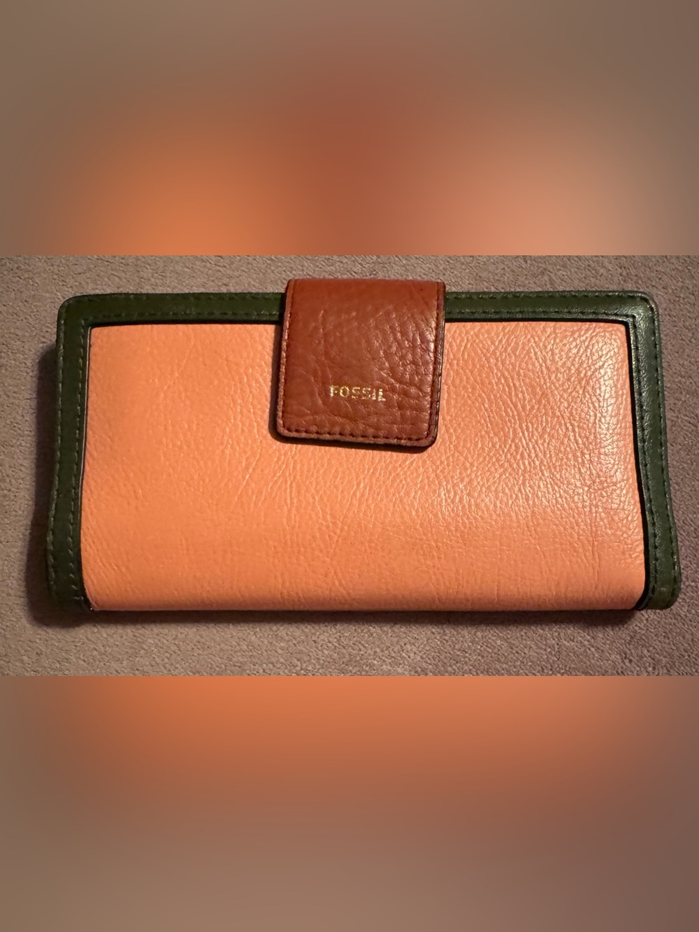 Fossil Vintage Multicoloured Leather Wallet